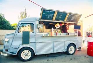 Looking for a food truck that can set up at the convention center in Bastrop,  J
